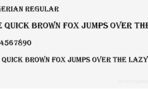 Algerian Regular Font