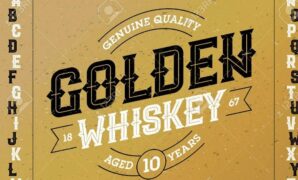 American Whiskey Font