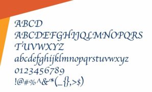 Apple Chancery Font