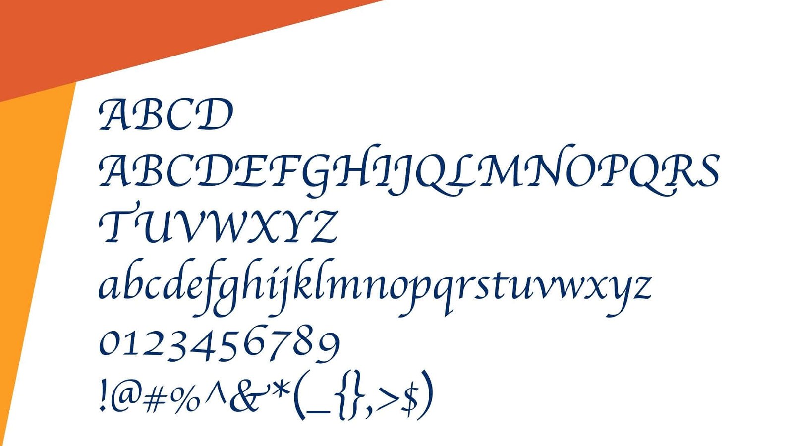 Apple Chancery Font