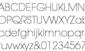 Avantgrade-Normal-Font.png AvantGarde Normal Font