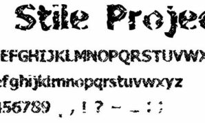 BN Stile Project Font