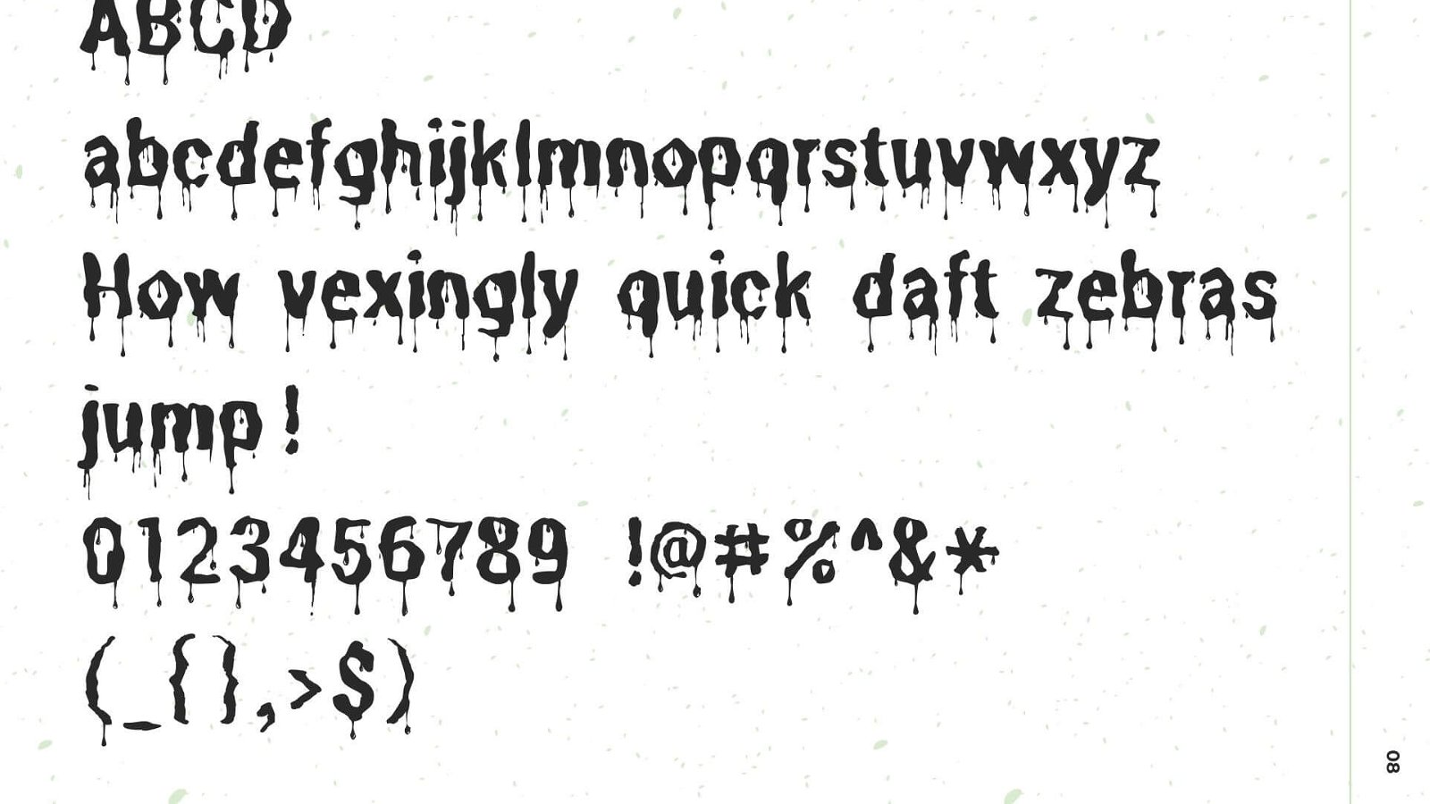 Bloody Font