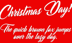 Christmas Day Regular Font