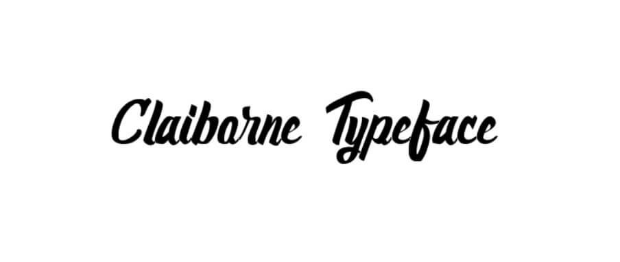 Claiborne Typeface Font