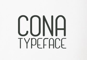 Cona Typeface Font
