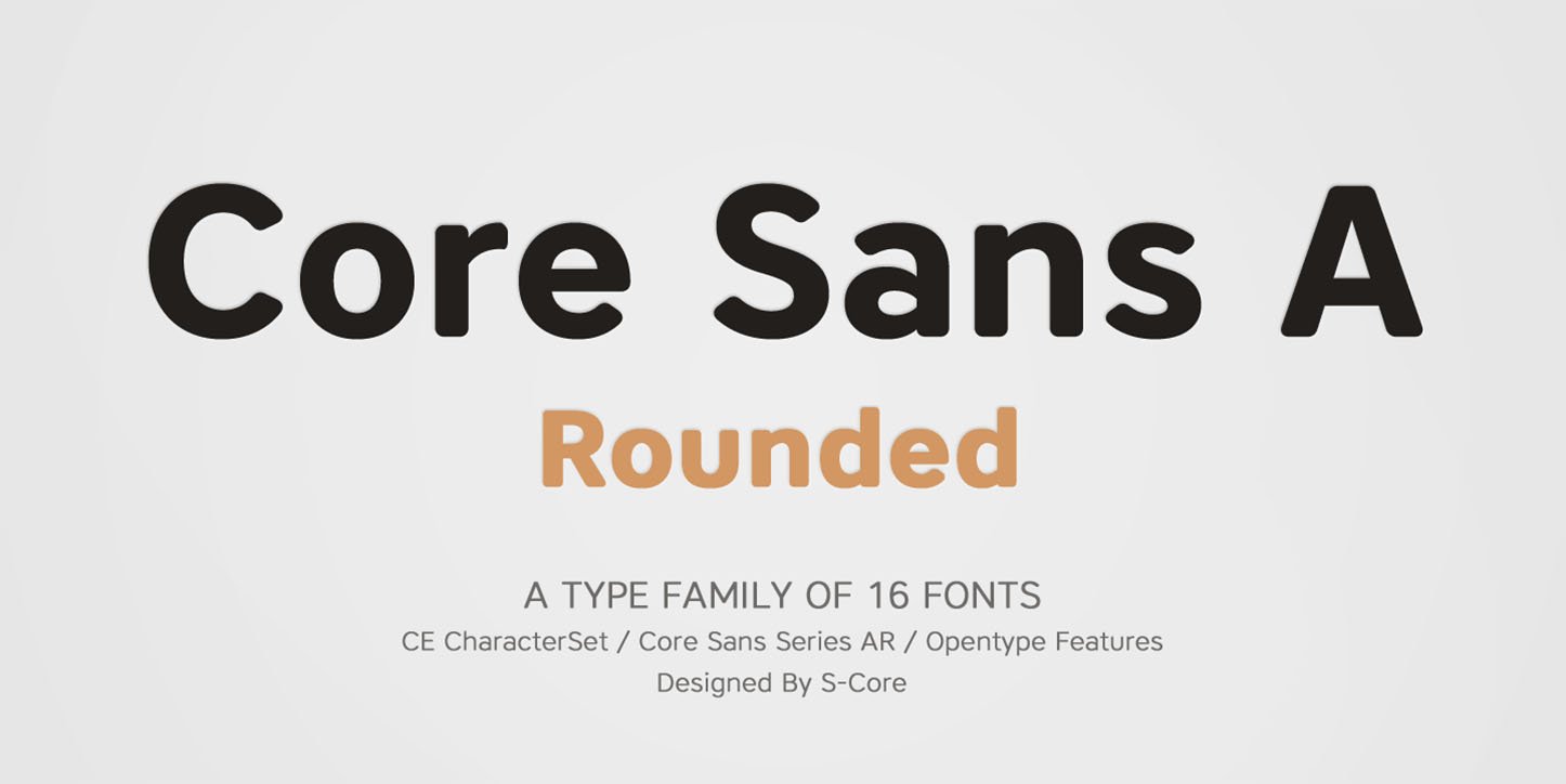 Core Sans AR Font