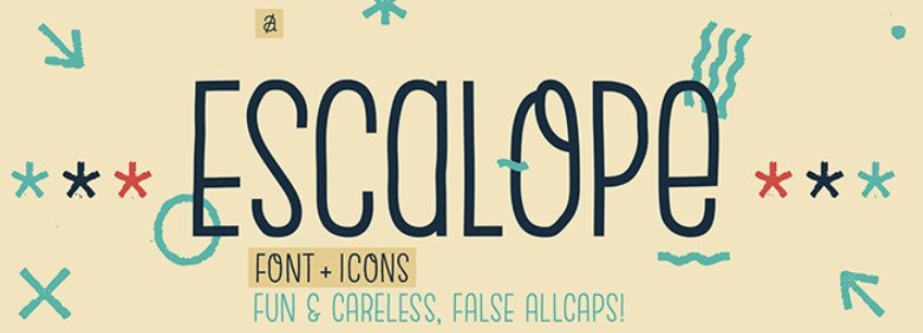 Escalope Typeface Family Font