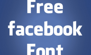 Facebook Letter Faces Font