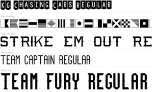 Flag Font