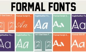 Formal Font