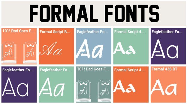 Formal Font - Fonts Studio