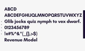 Glacial Indifference Font