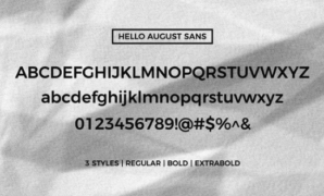 Hello August Font