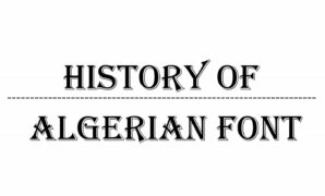 Algerian Font