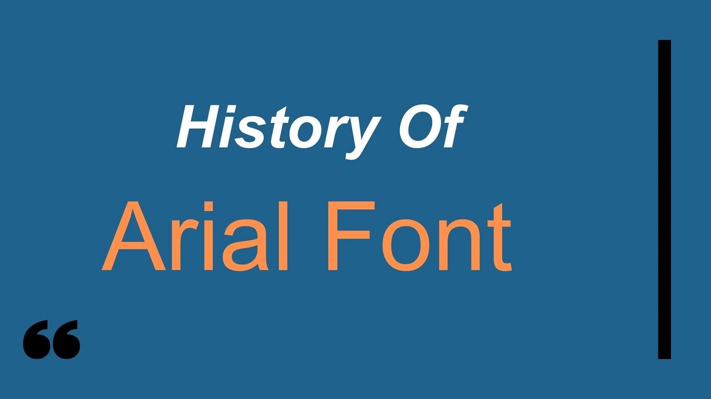 Arial Font