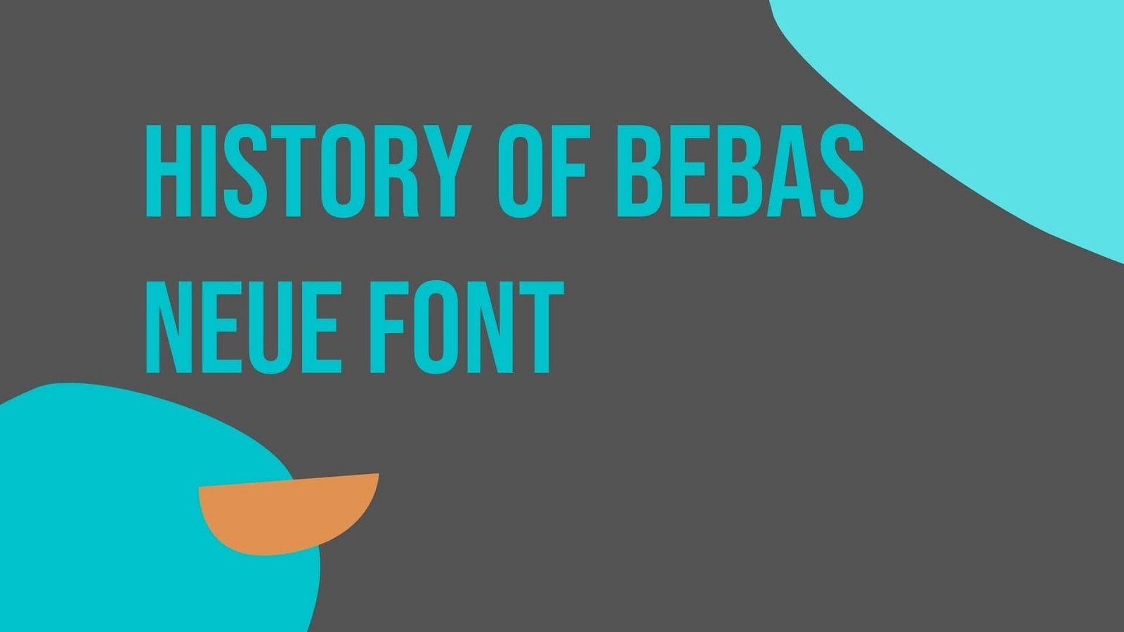 Bebas Neue Font