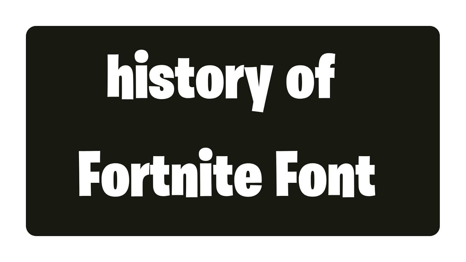 Fortnite Font Fonts Studio