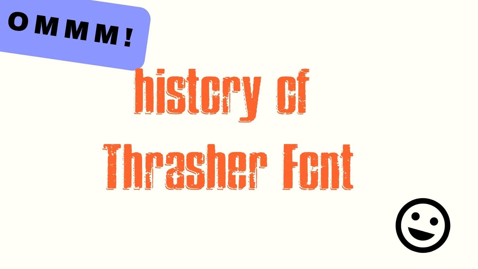 Thrasher Font