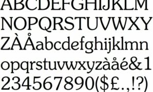 ITC Souvenir Font
