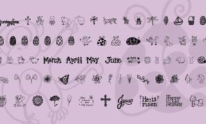 Janda Flower Doodles Font
