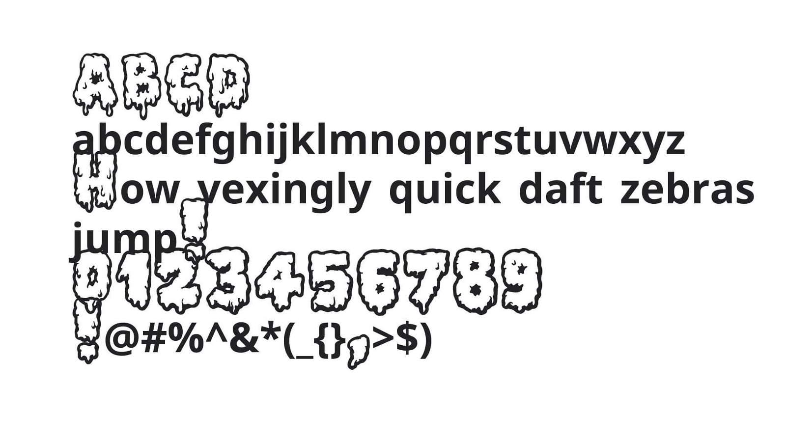 Slime Font