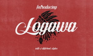 Logawa Script Font