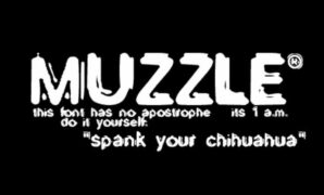Muzzle Regular Font