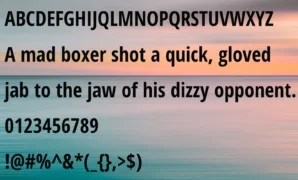 Open Sans Condensed Font