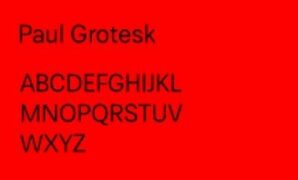 Paul Grotesk Font