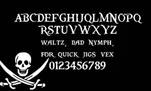 Pieces of Eight Font