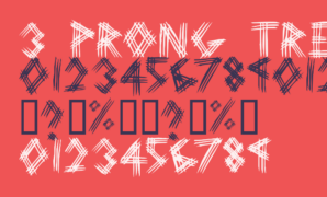 Prong Tree Font