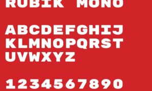 Rubik Font