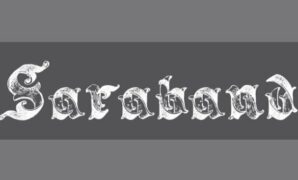 Saraband Lettering Font