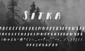 Sitka Brush Font