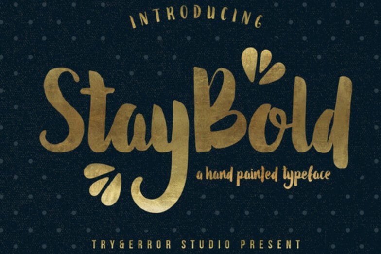 Stay Bold Typeface Font