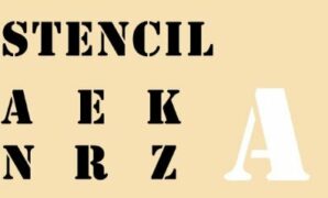 Stencil One Typeface Font