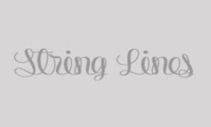 String Lines Font