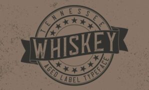 Tennessee Whiskey Label Font