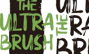 The Ultra Brush Font
