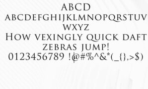 Trajan Pro Font