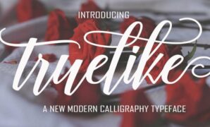 Truelike Script Font