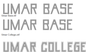 Umar Font