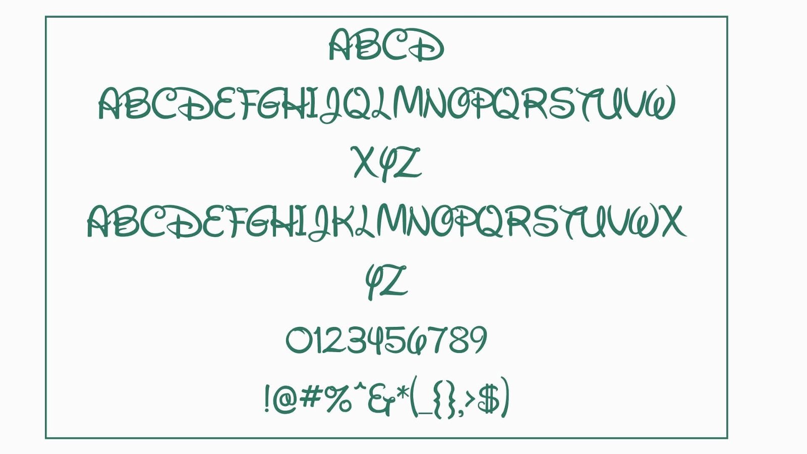 Waltograph Font