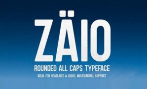 Zaio Rounded Font