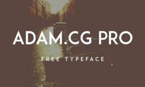 ADAM.CG PRO Font