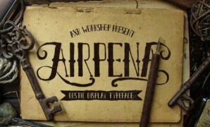 Airpena Rustic Font
