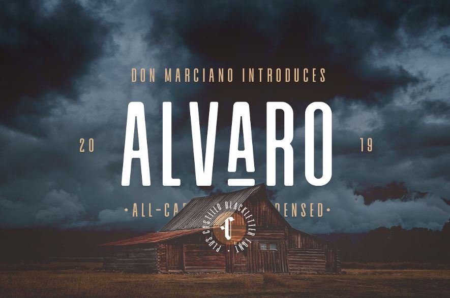 Alvaro Condensed Font