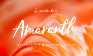 Amaranth-font.jpg Amaranth Handwritten Font