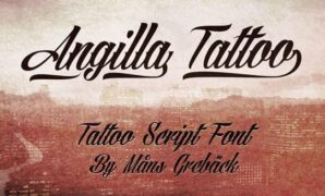 Angilla Tattoo Font